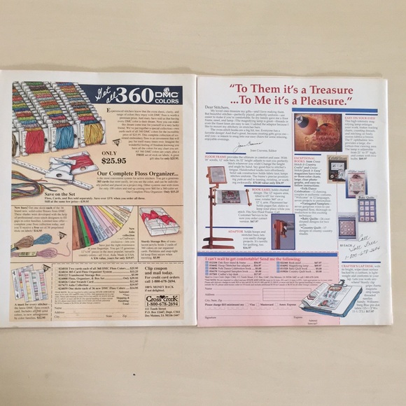 1989-91 Lot of 8 Cross Stitch & Country Crafts Magazines Vintage (Better Homes) - Picture 7 of 9